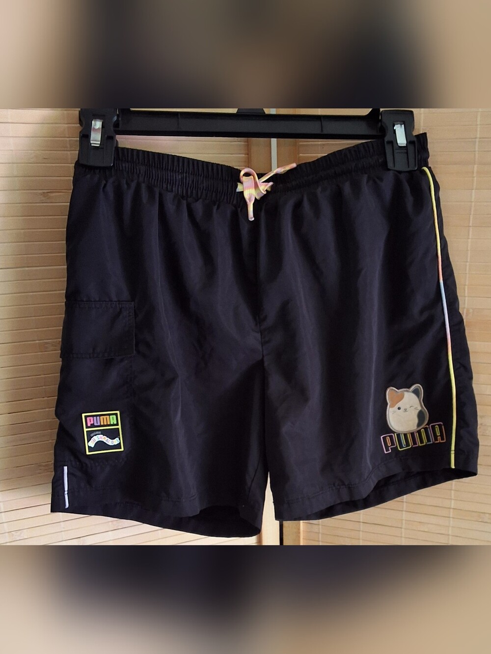 PUMA Squishmallows (Cam the Cat)Collab Shorts with Pastel Drawstring